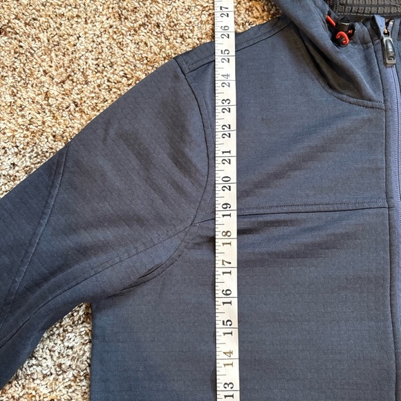 OAKLEY Performance Zip Up Jacket with Hood Navy Mens Size Small - Picture 9 of 12